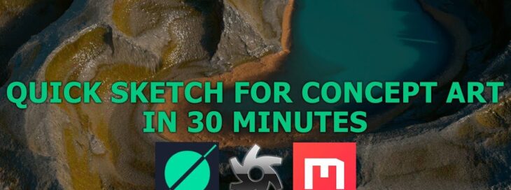 World Creator 2.1.0. Быстрый скетч для концепт-арта.