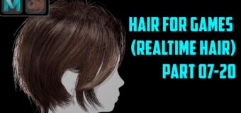 Ornatrix for Maya: Hair for games(real-time hair). Parts 7-20